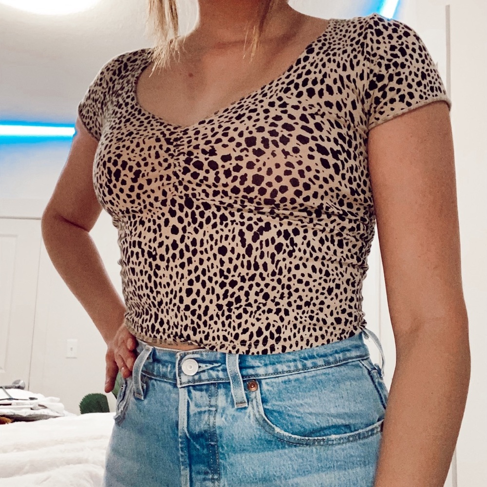 Brandy Melville Cheetah Top